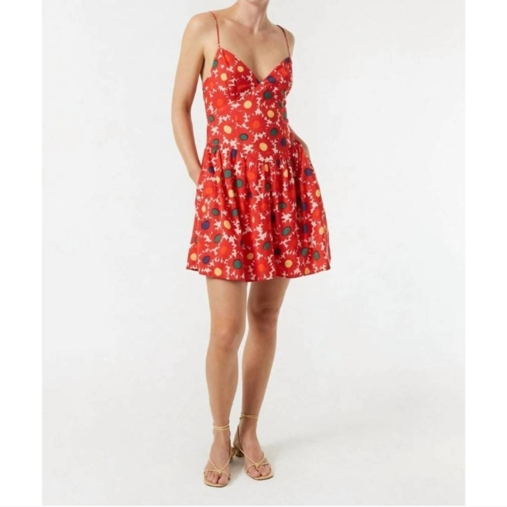 RHODE Women's Rhode Dress In Granada Floral Size 12 NWT Mini